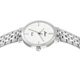 jainx Silver Dial Steel Chain Analog Wrist Watch for Men - JM7195