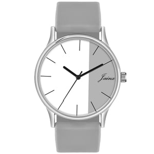 Jainx Multicolor Grey Silicone Band Analog Watch - For Men JM7200