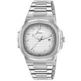 Jainx  Silver Dial Steel Chain Analog Wrist Watch for Mens - JM7205