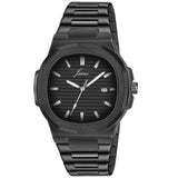 Jainx Black Steel Chain Analog Wrist Watch for Mens - JM7208