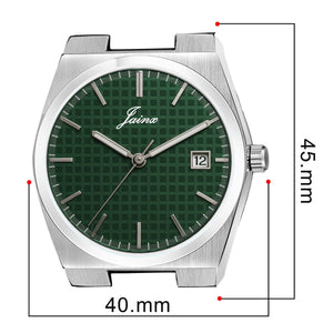 Jainx Green Date Dial Feature Steel Chain Analog Watch - for Men