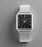 Jainx Square Black Dial Steel Chain Analog Wrist Watch for Men's