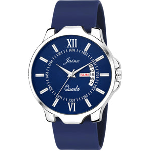 Jainx Blue Silicone Gift Analog Watch - for Men JM7220