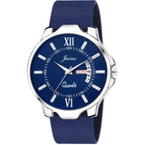 Jainx Blue Silicone Gift Analog Watch - for Men JM7220