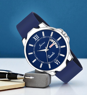 Jainx Blue Silicone Gift Analog Watch - for Men JM7220