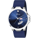 Jainx Blue Silicone Band Analog Watch - for Men JM7222