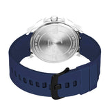 Jainx Blue Silicone Band Analog Watch - for Men JM7222