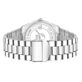 Jainx Metallic Silver Stainless Steel Analog Watch for Men JM7225