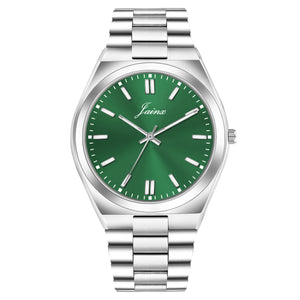 Jainx Forest Green Stainless Steel Analog Watch - for Men JM7226