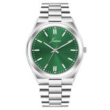 Jainx Forest Green Stainless Steel Analog Watch - for Men JM7226