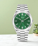 Jainx Forest Green Stainless Steel Analog Watch - for Men JM7226