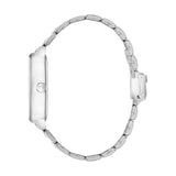 Jainx Aqua Blue Square Dial Steel Chain Analog Wrist Watch for Men