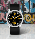 Jainx Sporty Black Analog Wrist Watch for Men - JM7237