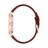 Jainx Classic Brown Leather Strap Analog Wrist Watch for Men - JM7239