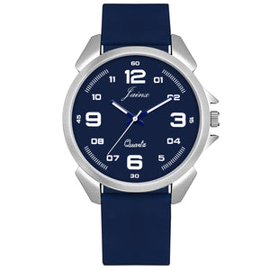 Jainx Blue Silicone Band Analog Wrist Watch for Men - JM7240