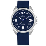 Jainx Blue Silicone Band Analog Wrist Watch for Men - JM7240