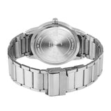 Jainx Black Minimal Dial Steel Chain Analog Wrist Watch for Men - JM7243