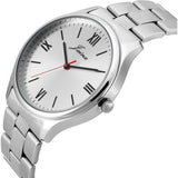 Jainx Silver Stainless Steel Chain Analog Wrist Watch for Men - JM7244