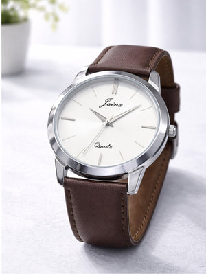 Jainx Brown Corporate Executive Gift Analog Wrist Watch for Men - JM7249