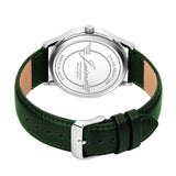 Jainx Transparent Skeleton Dial Leather Strap Analog Wrist Watch for Men - JM7254