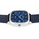 Jainx JM7263 blue dial blue strap square analog watch for men