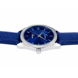 Jainx Sun-Ray Blue Dial Leather Band Analog Watch for Men - JM7265