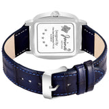Jainx Silver Dial Blue Leather Strap Watch For Men - JM7162 - Jainx Store