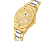 Jainx Premium Day & Date Feature Golden Dial Analogue Watch For Men - JM1175 - Jainx Store
