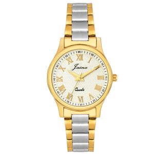 Jainx Premium Golden Analog Watch - For Women JW1201