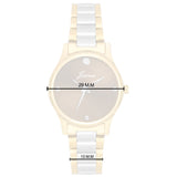 Jainx Premium Brown Dial Golden Analog Watch - For Women JW1203