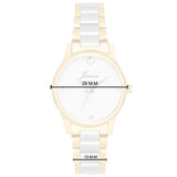 Jainx Premium White Dial Golden Chain Analog Watch - For Women JW1204