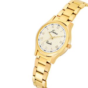 Jainx Premium Golden Chain Analog Watch - For Women JW1209