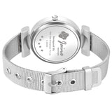 Jainx Pink Dial Steel Mesh Chain Analog Watch - For Women JW672