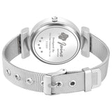 Jainx Blue Dial Stainless Steel Mesh Chain Analog Watch - For Women JW691