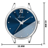 Jainx Blue Dial Steel Mesh Chain Analog Watch - For Women JW8510
