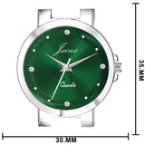 Jainx Green Dial Steel Chain Analog Watch - For Women JW8515