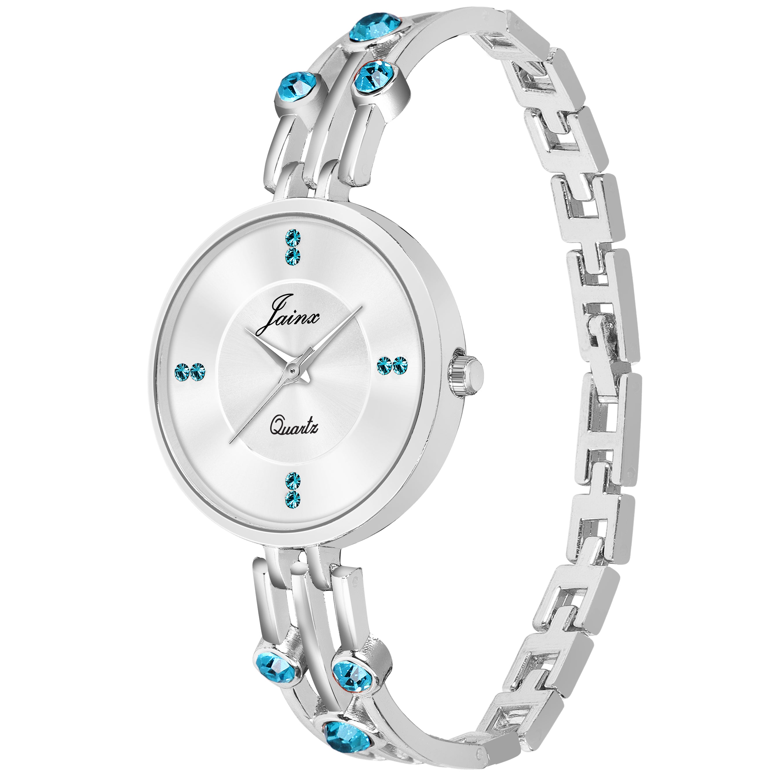 Jainx Silver Bracelet Analog Wrist Watch for Women - JW8544 - Jainx Store