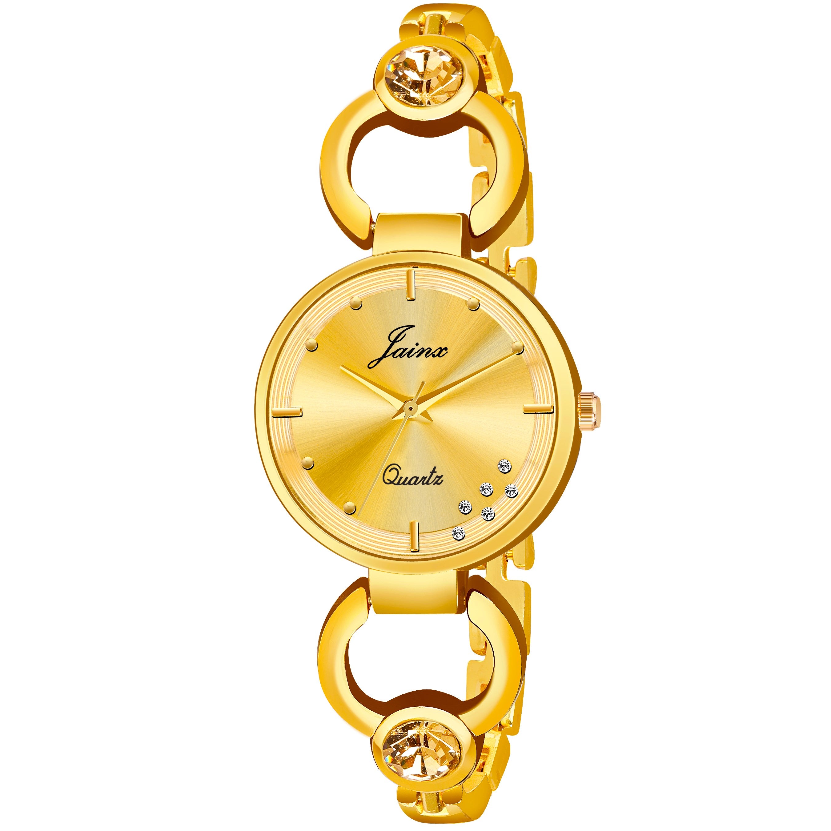 Jainx Golden Analog Wrist Watch for Women - JW8545 - Jainx Store