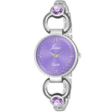Jainx Purple Dial Bracelet Analog Wrist Watch for Women - JW8547