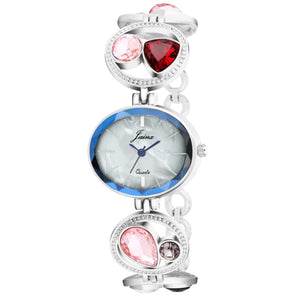 Jainx Mother Of Pearl Dial Bracelet Chain Analog Watch For Women - JW8563