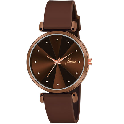 Jainx Green Silicone Band Analog Wrist Watch For Women - JW8576 - Jainx Store