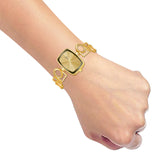 women wrist watch on her hand