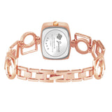 Jainx Princess Bracelet Rose Gold Dial Analog Watch For Women - JW8589