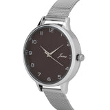 Jainx Brown Dial Mesh Steel Chain Analog Watch - For Women JW8595