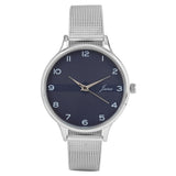 Jainx Blue Dial Mesh Steel Chain Analog Watch - For Women JM8596