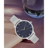 Jainx Blue Dial Mesh Steel Chain Analog Watch - For Women JM8596