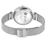 Jainx Blue Dial Mesh Silver Chain Analog Watch - For Women JW8607