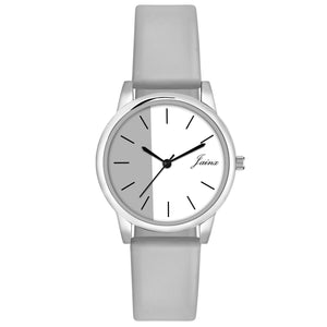 Jainx Multicolor Grey Silicone Band Analog Watch - For Women JW8620