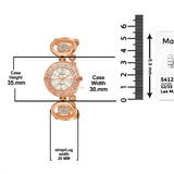 Jainx Premium Rose Gold Bracelet Style Analog Watch - for Women