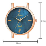 Jainx Rose Gold Mesh Magnet Chain Analog Watch - for Women